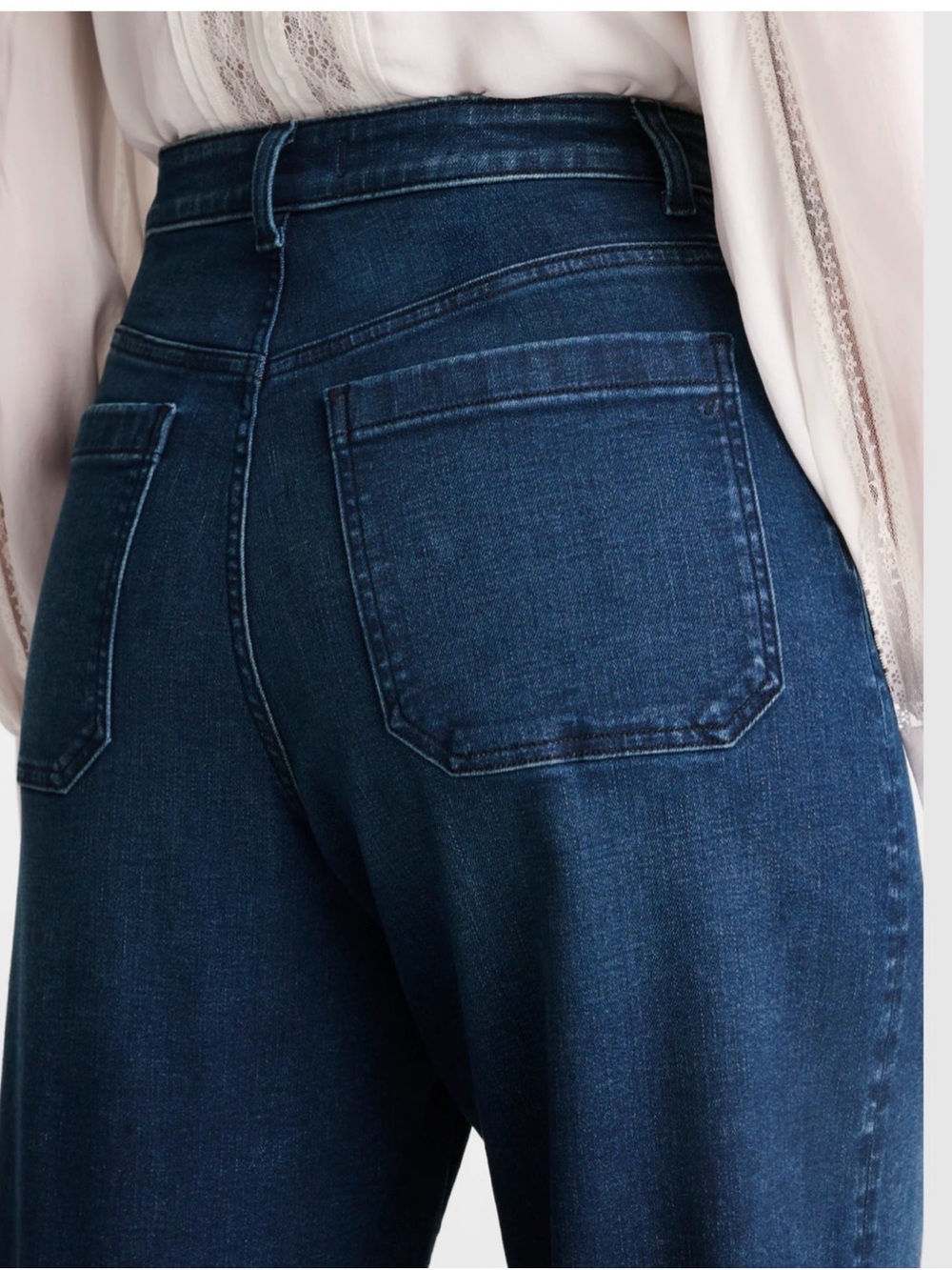 Madewell Curvy Emmett Wide-Leg Jean - Size 27  - NWT - Picture 3 of 9